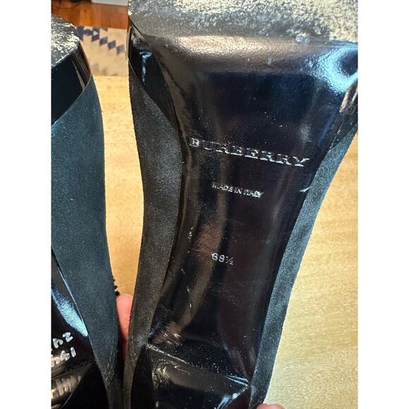 Burberry Nadison Fringe Peep-Toe Ankle Booties - Picture 10 of 13